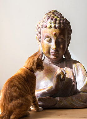 掬涵佛陀如来摩尼花园别墅半身像