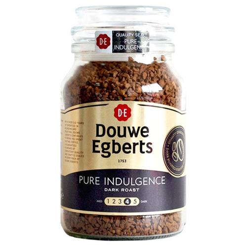 Douwe Egberts深度烘焙速溶黑咖啡无糖英国进口190克玻璃瓶装-图3