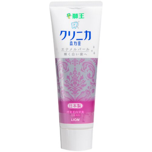 日本狮王齿力佳酵素亮白牙膏珍珠含氟防蛀去牙渍黄黑清新口气 - 图3