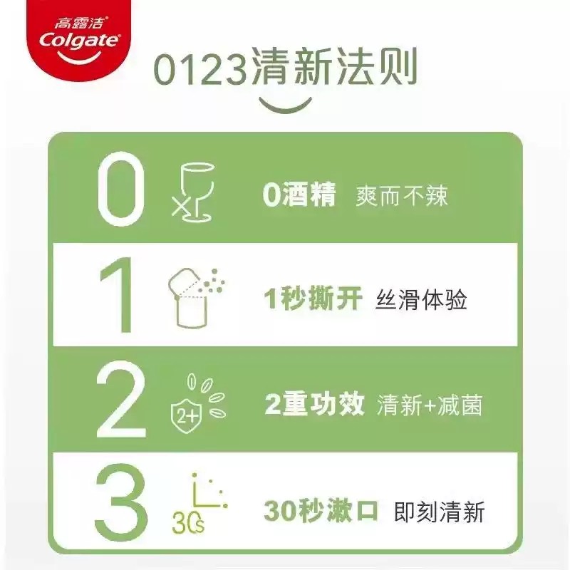 高露洁便携式漱口水6条装旅行0酒精蛀牙持久清新口气西柚绿茶男女,淘宝优惠券,粉丝福利购,淘宝优惠卷