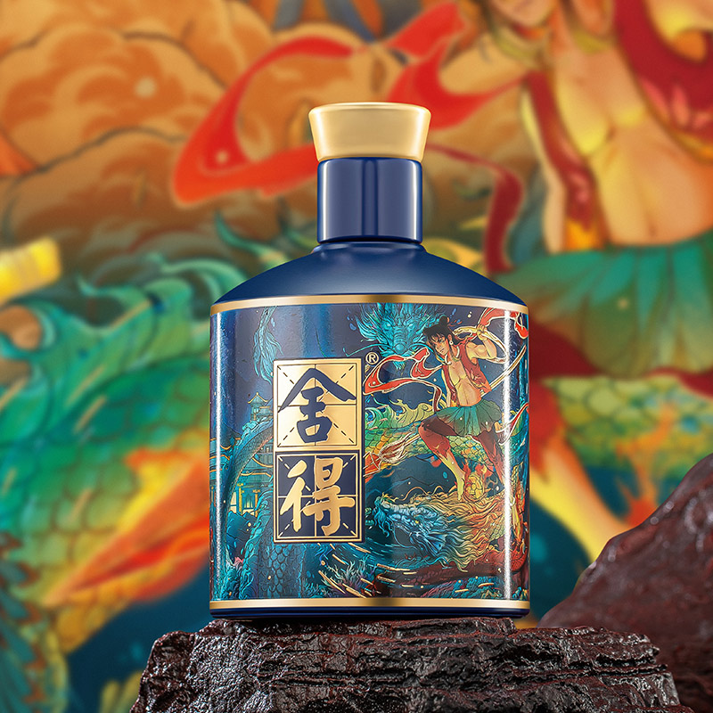 舍得酒x致敬中国神话人物52度500ml*2瓶礼盒装雷神火神礼盒