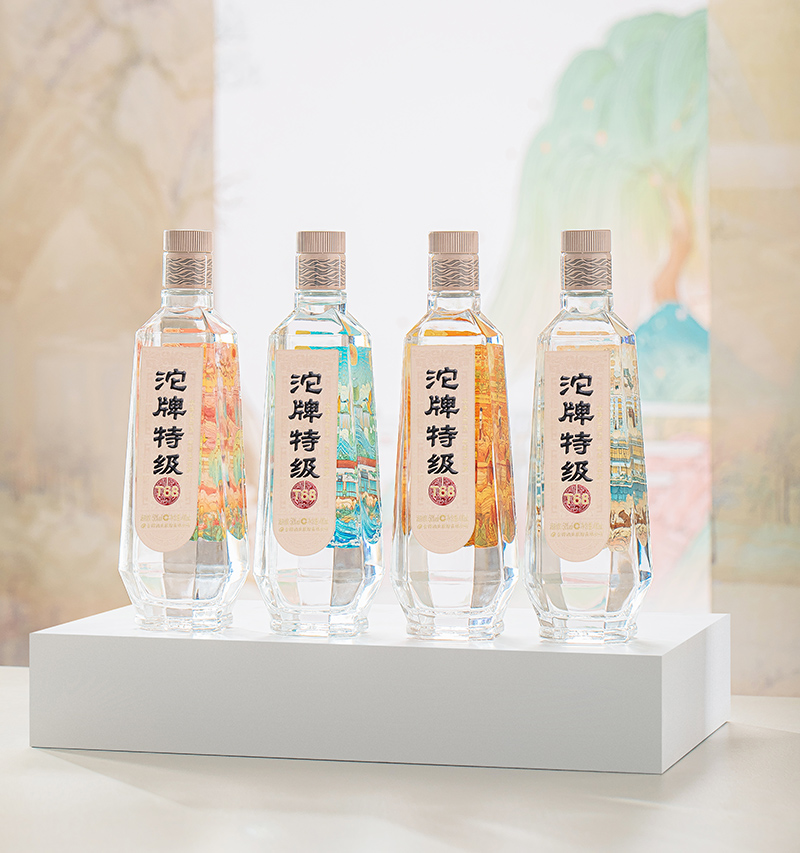 沱牌特级酒开颜四季50度480ml*4瓶礼盒装浓香白酒过年送礼收藏T68-图0