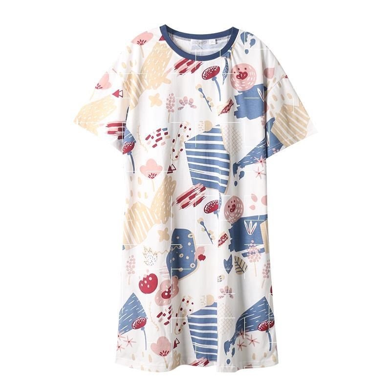 睡衣女夏韩版睡衣女夏季睡裙短袖女士夏天家居服套装学生可爱大码,淘宝优惠券,粉丝福利购,淘宝优惠卷