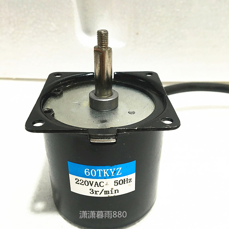 60TKYZ抽油烟机升降门电动机220VAC/50HZ（铜芯）3r/min同步马达 - 图2