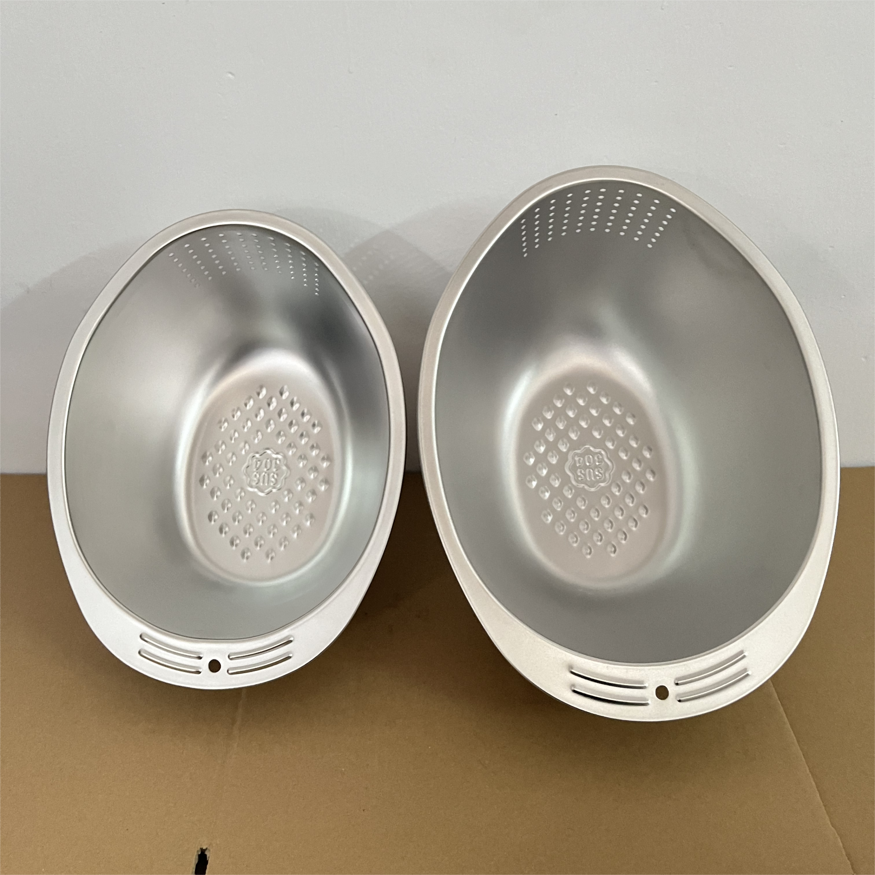 Alin304不锈钢洗米筛斜底洗菜淘米沥水篮家用厨房五谷果蔬漏盆,淘宝优惠券,粉丝福利购,淘宝优惠卷