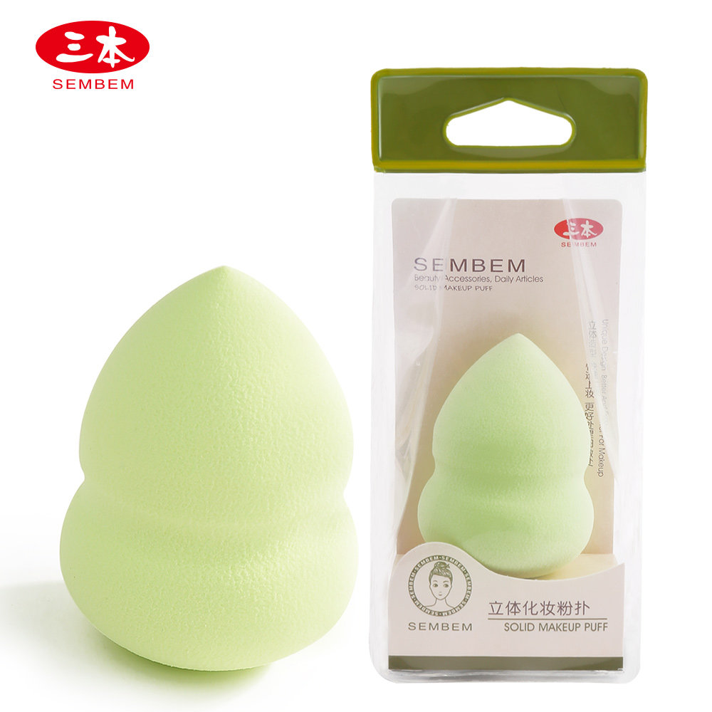 三本干湿两用蛋葫芦化妆粉扑粉扑 杰丽斯美容工具美妆蛋/扑/海绵