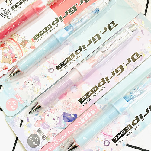 日本san-x Dr.Grip防疲劳摇摇出铅自动铅笔0.5mm角落生物轻松熊 - 图0