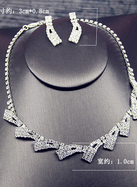 新款简约百搭新娘婚纱女韩式项链