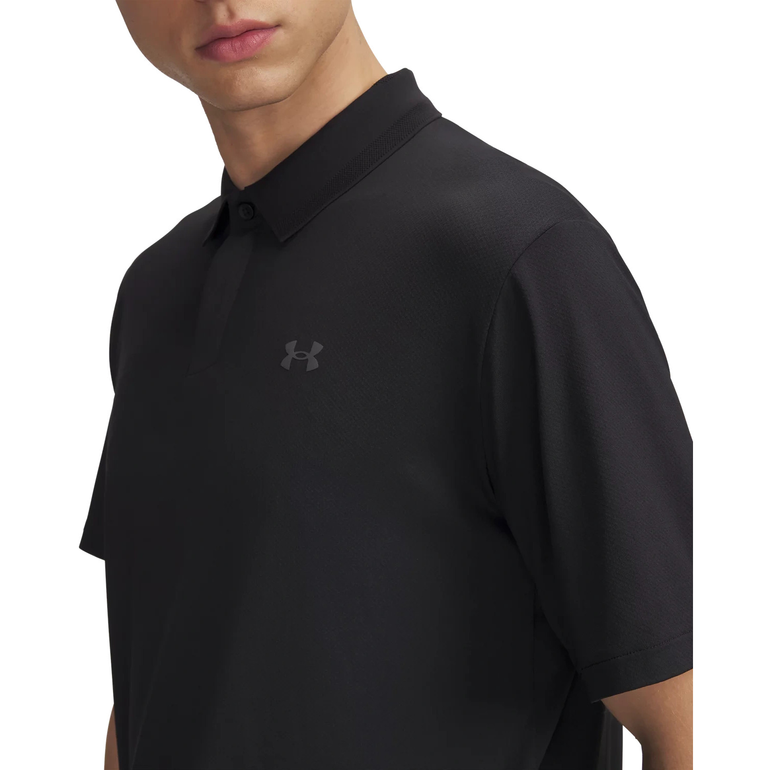 安德玛UA春夏款男子Drive Chill高尔夫运动短袖Polo衫1389596-001,淘宝优惠券,粉丝福利购,淘宝优惠卷