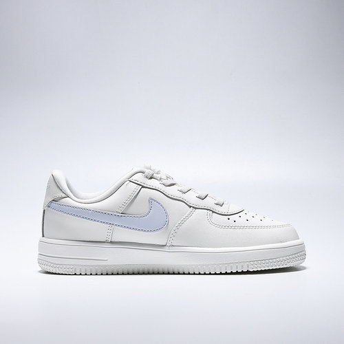 NIKE耐克小童鞋FORCE 1 LOW银勾复古板鞋休闲鞋运动鞋IR0592-101 - 图0