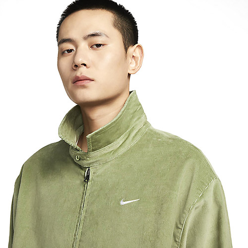 Nike耐克外套男子春秋季新款灯芯绒薄款翻领运动夹克DX9071-386 - 图1