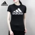 Áo thun nữ tay ngắn Adidas 2019 hè mới thể thao rộng một nửa tay áo lớn LOGO từ bi giản dị CV5103 - Áo phông thể thao áo thun 3 lỗ nam tập gym Áo phông thể thao