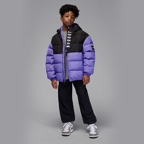 Jordan耐克男女大童短款羽绒服舒适保暖休闲防泼水夹克IR0945-527 - 图3