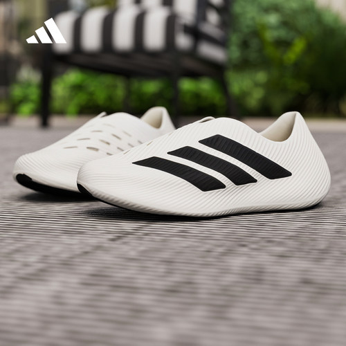 李现同款adidas阿迪达斯2026夏中性缓震回弹运动舒缓凉鞋 HQ2950 - 图3