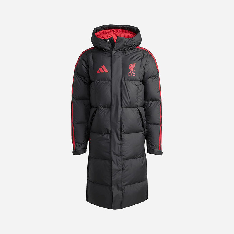 adidas阿迪达斯利物浦足球休闲文化连帽冬男子长款羽绒服 JW0966,淘宝优惠券,粉丝福利购,淘宝优惠卷