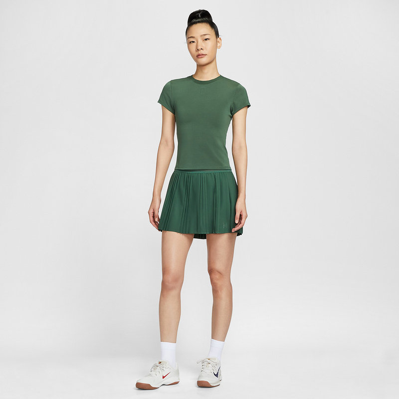 Nike耐克DRI-FIT女子速干短袖网球上衣修身训练运动T恤HQ2995-323,淘宝优惠券,粉丝福利购,淘宝优惠卷