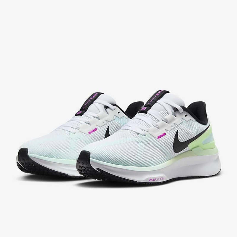 NIKE耐克女鞋2024春季新款缓震透气zoom休闲运动跑步鞋DJ7884-105 - 图1