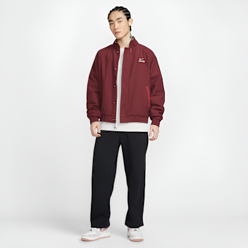 NIKE耐克Club男外套马年限定新年款红色摇粒绒梭织夹克IQ3705-613,淘宝优惠券,粉丝福利购,淘宝优惠卷