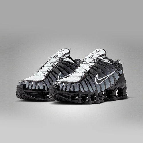 耐克男鞋NIKE SHOX TL深灰色运动休闲鞋缓震复古老爹鞋AV3595-017 - 图1