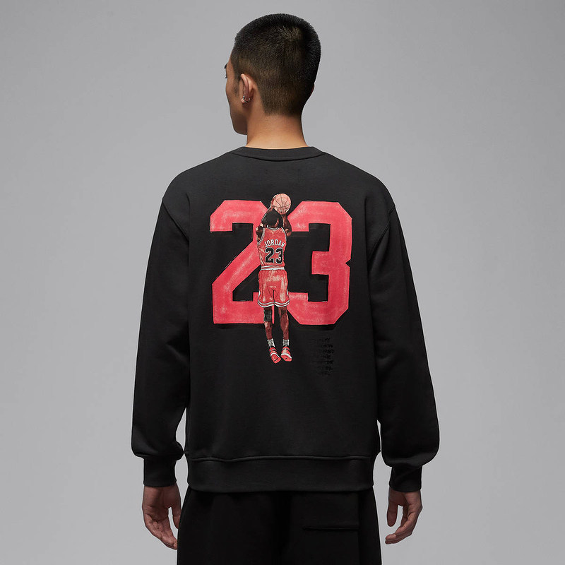 Jordan耐克男子卫衣图案圆领运动衫法式毛圈针织套头衫IR0111-045,淘宝优惠券,粉丝福利购,淘宝优惠卷