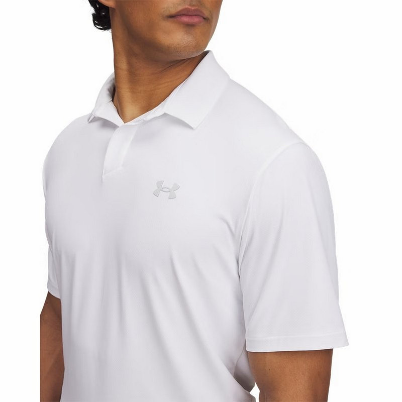 安德玛UA春夏款Drive Chill男子高尔夫运动短袖Polo衫1389596-100,淘宝优惠券,粉丝福利购,淘宝优惠卷