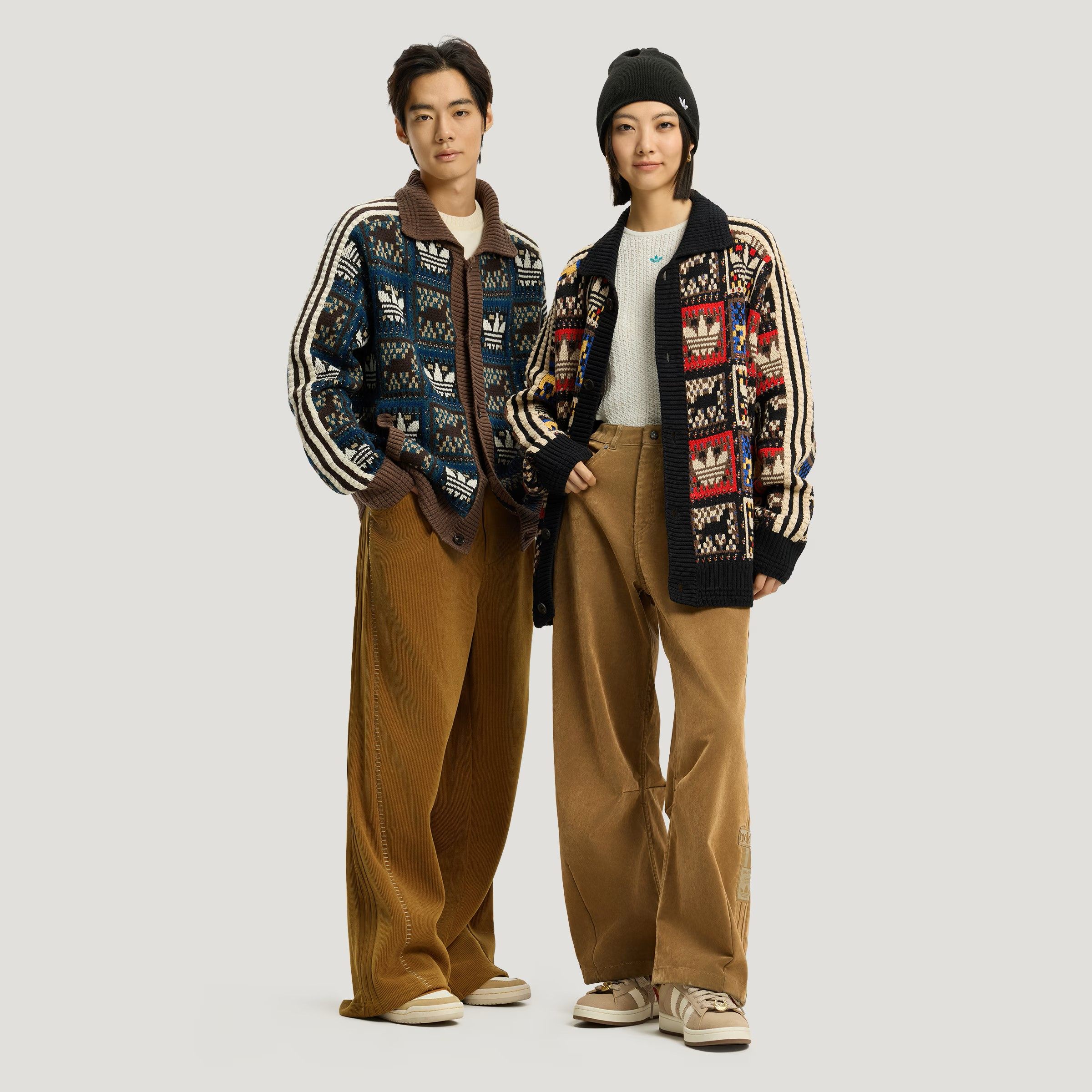 [李现同款]阿迪达斯毛衣马年新年男女慵懒宽松开衫针织外套KR2801,淘宝优惠券,粉丝福利购,淘宝优惠卷