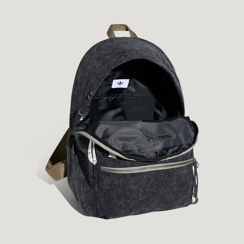 Adidas Adidas clover neutral street style sports washed denim backpack school bag KX0569