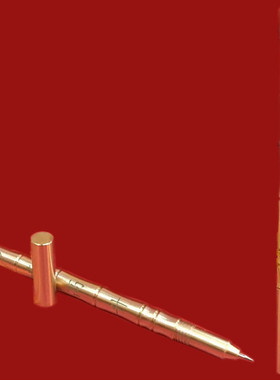 纯铜笔筒摆件铜算盘笔筒文昌笔书桌办公室桌面摆件开业礼品工艺品