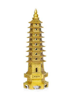 黄铜中式客厅九层文昌塔13层摆件