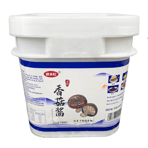香菇酱10斤香辣原味香菇酱拌饭酱拌面大桶装蘑菇酱辣酱菜肉夹馍 - 图3