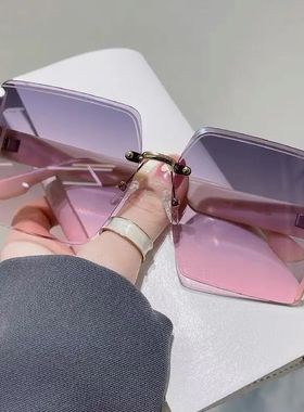 Vintage Square Sunglasses Woman Classic Retro Gradient Mirro