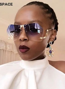 45360 CCSPACE 8 Color 32g Irregular Frameless Sunglasses Wom