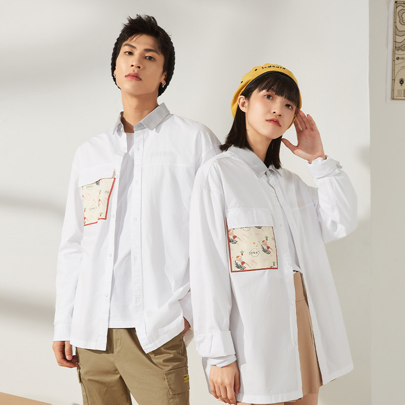 a21秋冬新款男装宽松连帽男格子衫 a21衬衫