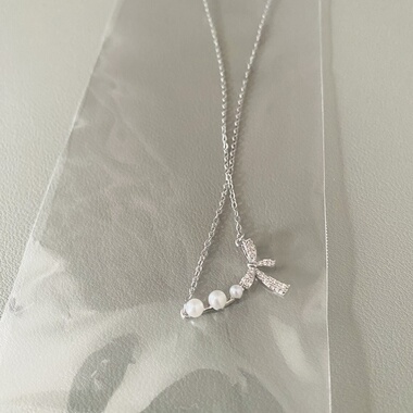 95银饰白月光小众设计感项链女轻奢高级感锁骨链气质百搭颈链