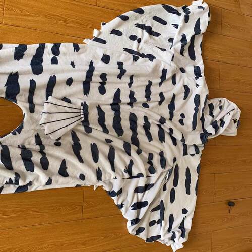 2024新款雪鸮猫头鹰卡通连体睡衣成人万圣节动物演出服男女onesie - 图2