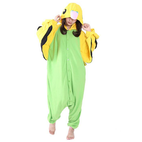 秋冬新款加厚男女鹦鹉连体睡衣卡通情侣动漫家居服化妆派送onesie - 图3