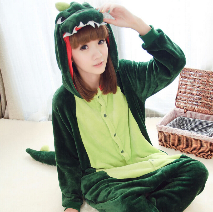 送爪子鞋onesie Kigurumi pajama卡通动物连体睡衣男女情侣家居服