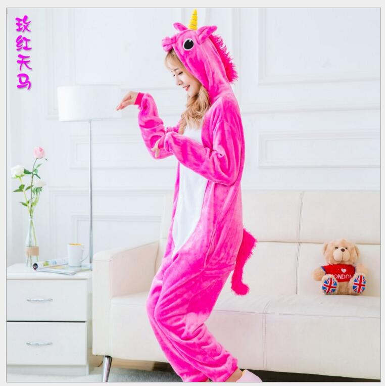 onesie kigurumi Pegasus Unicorn 天马独角兽卡通连体睡衣情侣冬