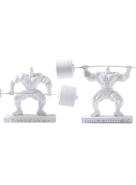 摆件客厅举重大力士人物奔跑人