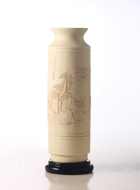 中式风样板间花瓶书房笔架摆件