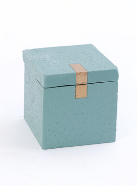新中式风现代简约砂岩方形工艺品