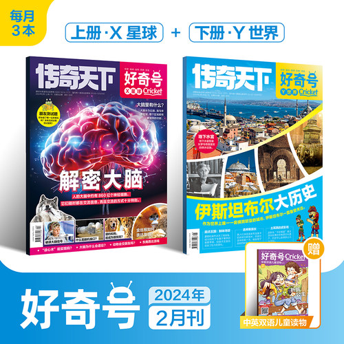 2023年1-12月现货传奇天下好奇号杂志24年最新期刊3月期中文版美国CricketMedia科学历史少儿科普通识知识7-15岁董宇辉推荐图书-图2