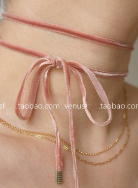 美产14K注金基本款简约锁骨链