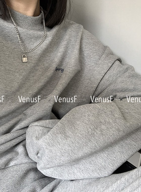 不掉色欧美博主同款链条情侣ins