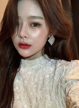 欧美夸张冷淡风几何女镶钻闪钻