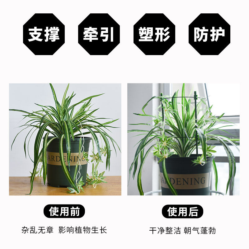 家用铁艺花盆支架月季花架爬藤架铁线莲花盆支撑架植物爬藤架,淘宝优惠券,粉丝福利购,淘宝优惠卷