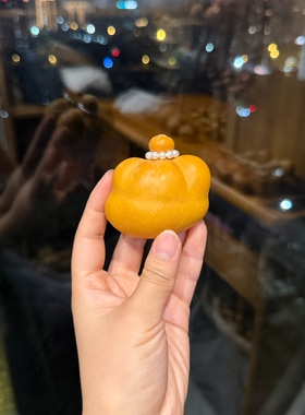 熊脸钱袋子葫芦手把件 书包葫芦