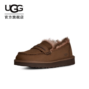 UGG秋季新款女士一脚蹬乐福鞋