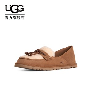 UGG秋季新款女士时尚舒适圆头平底一脚蹬乐福鞋豆豆鞋 1182151