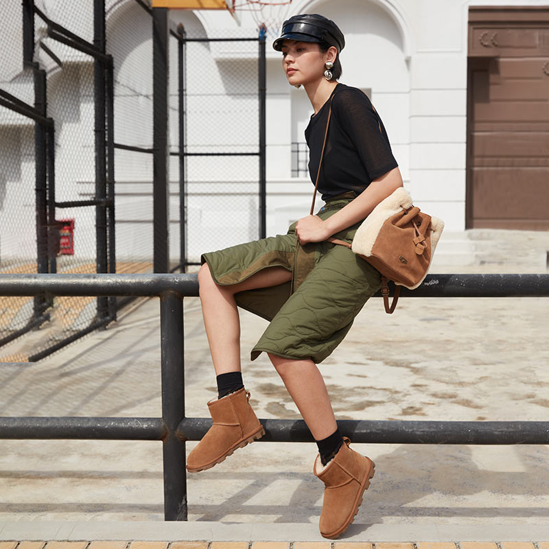 ugg2021秋冬平底防泼水防污短靴 UGG时尚雪地靴